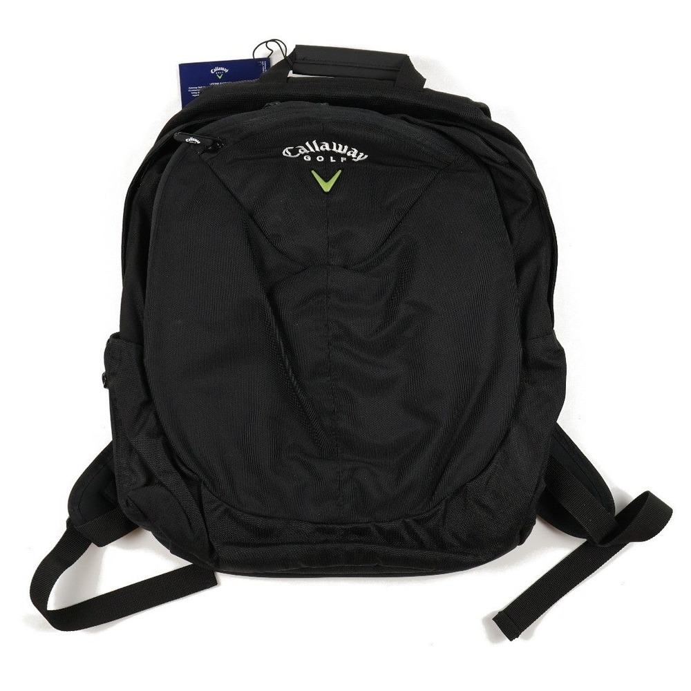Callaway Golf Backpack CG Sport Black Solid OS NWT
